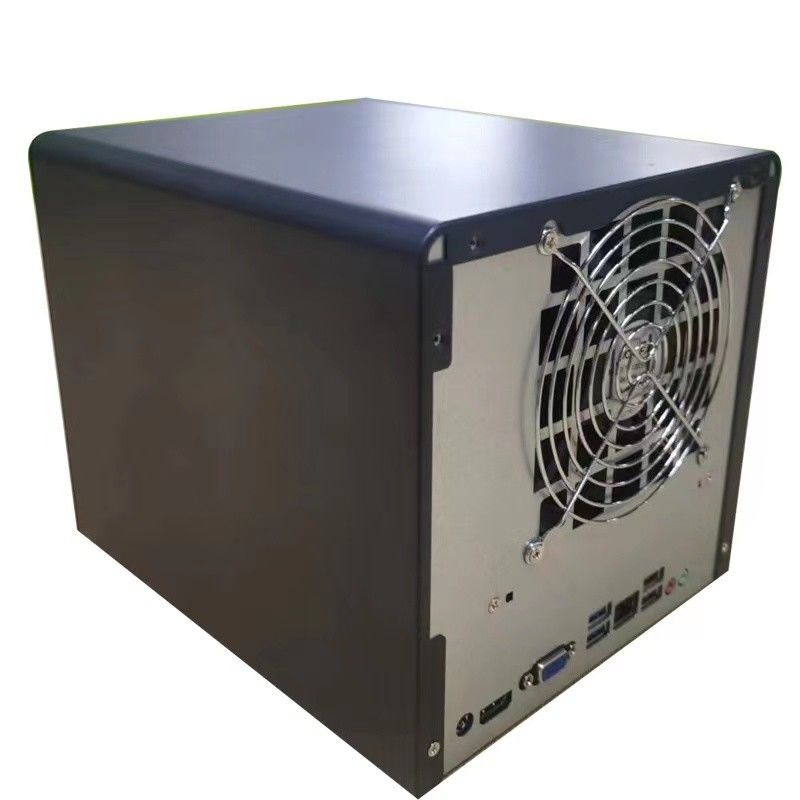 Gehäuse Nas Speicher Server Chassis Haushalt 4 Bay Computergehäuse Aluminiumlegierte Platte