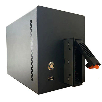 Gehäuse Nas Speicher Server Chassis Haushalt 2 Bucht Computerkoffer Aluminiumlegierte Platte